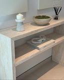 Oxford Travertine Console