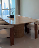 Belgravia Travertine Dining Table