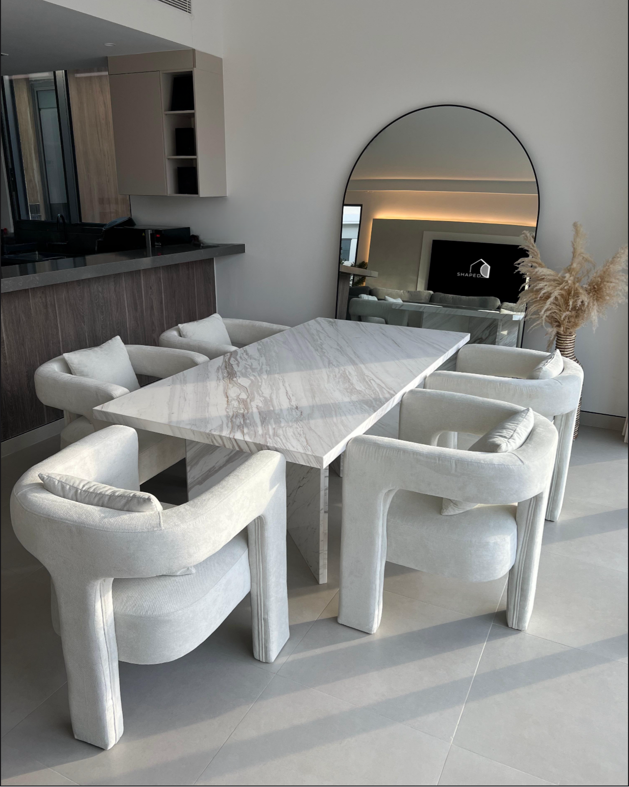 Bath Marble Dining Table