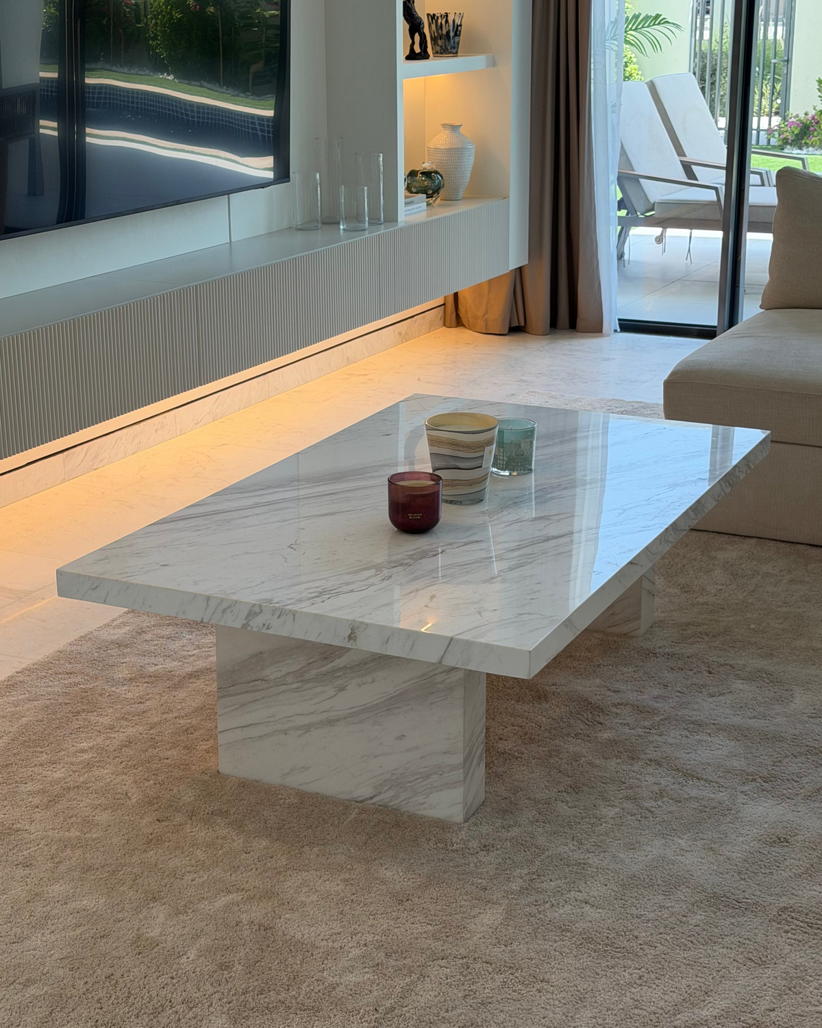Bath Marble Coffee Table